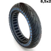 Plná bezdušová pneu 8 1/2x2 modrá