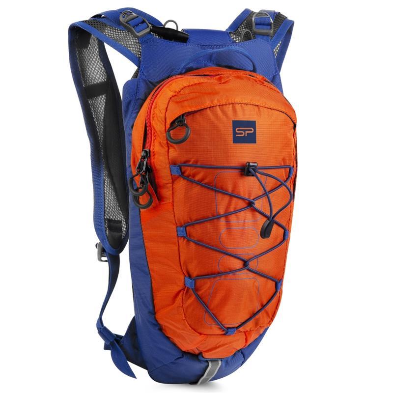 Spokey DEW sportovní, cyklistický a běžecký batoh 15 l oranžovo-modrý