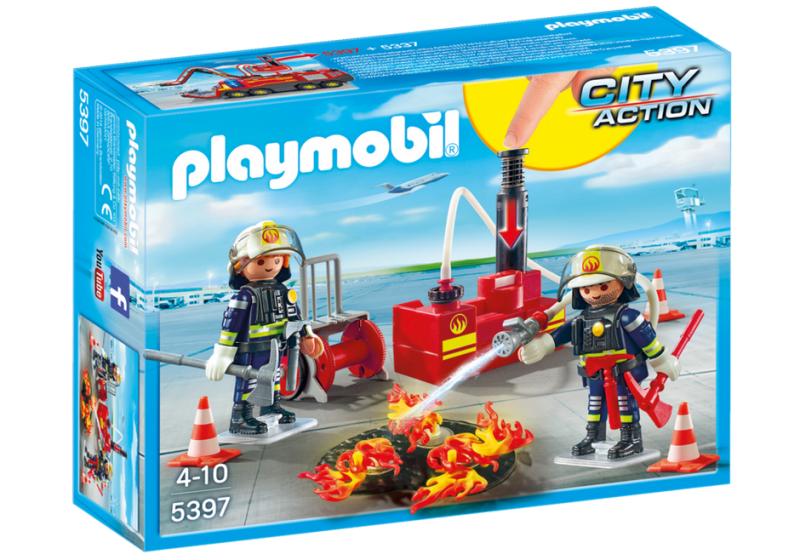 Playmobil Zásah hasičů s vodní pumpou 5397 