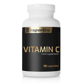 Doplněk stravy v kapslích inSPORTline Vitamin C, 90 kapslí