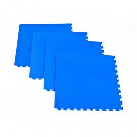 Spokey Scrab podložka puzzle pod fitness vybavení, 1,2 cm modrá 4 kusy 61x61 cm