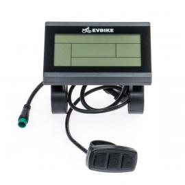 EVBIKE  LCD displej pro přímý pohon s ovládáním intenzity příšlapu