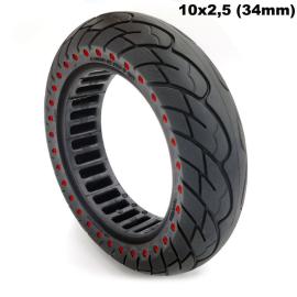 Plná bezdušová pneu 10 x 2,5 (34mm)