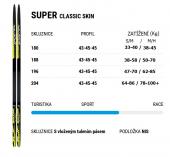 Běžecké lyže Sporten Super classic skin 