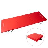 Skládací gymnastická žíněnka inSPORTline Trifold 180x60x5 cm červená