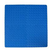 Puzzle podložka inSPORTline Famkin (12 dlaždic, 18 okrajů) Barva modrá